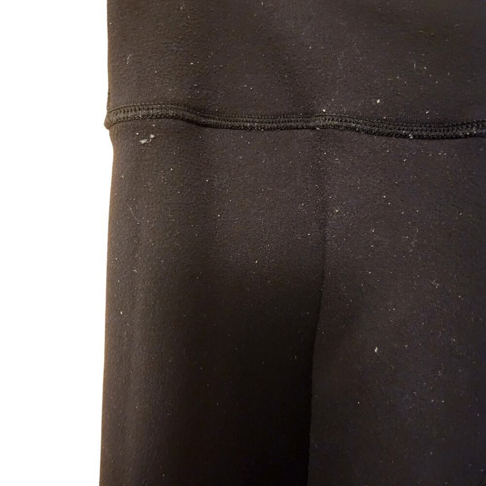 Lululemon Dark Grey Black Reversible Cropped Workout Leggings Size 4 - Picture 11 of 13